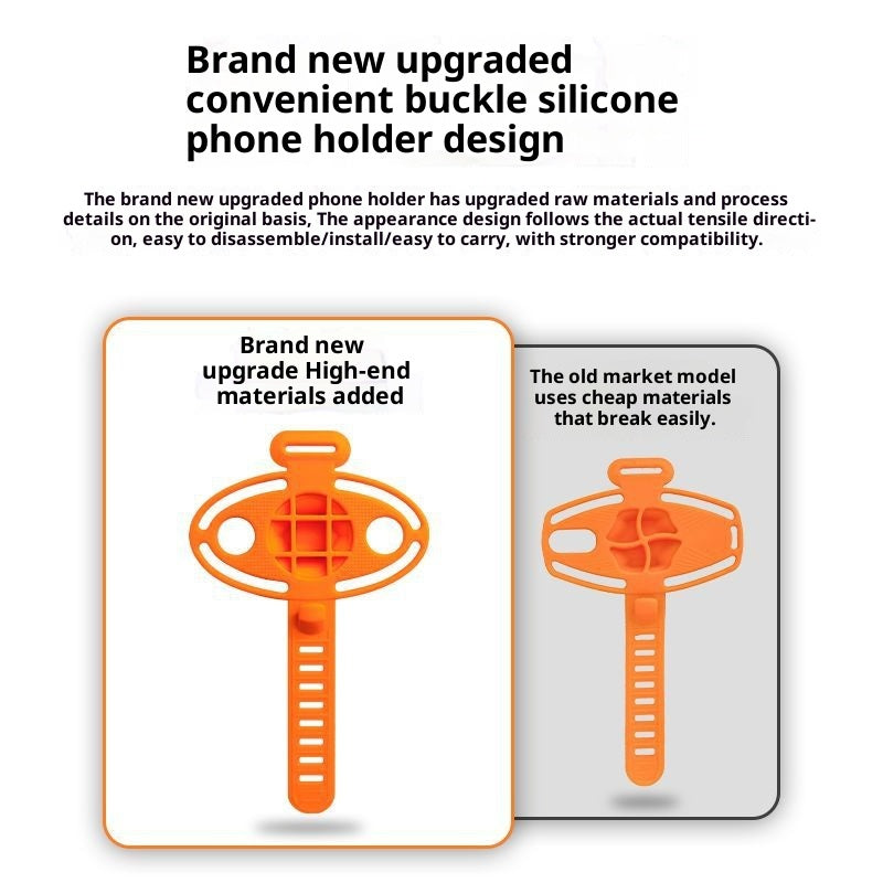 Adjustable road bike phone mount