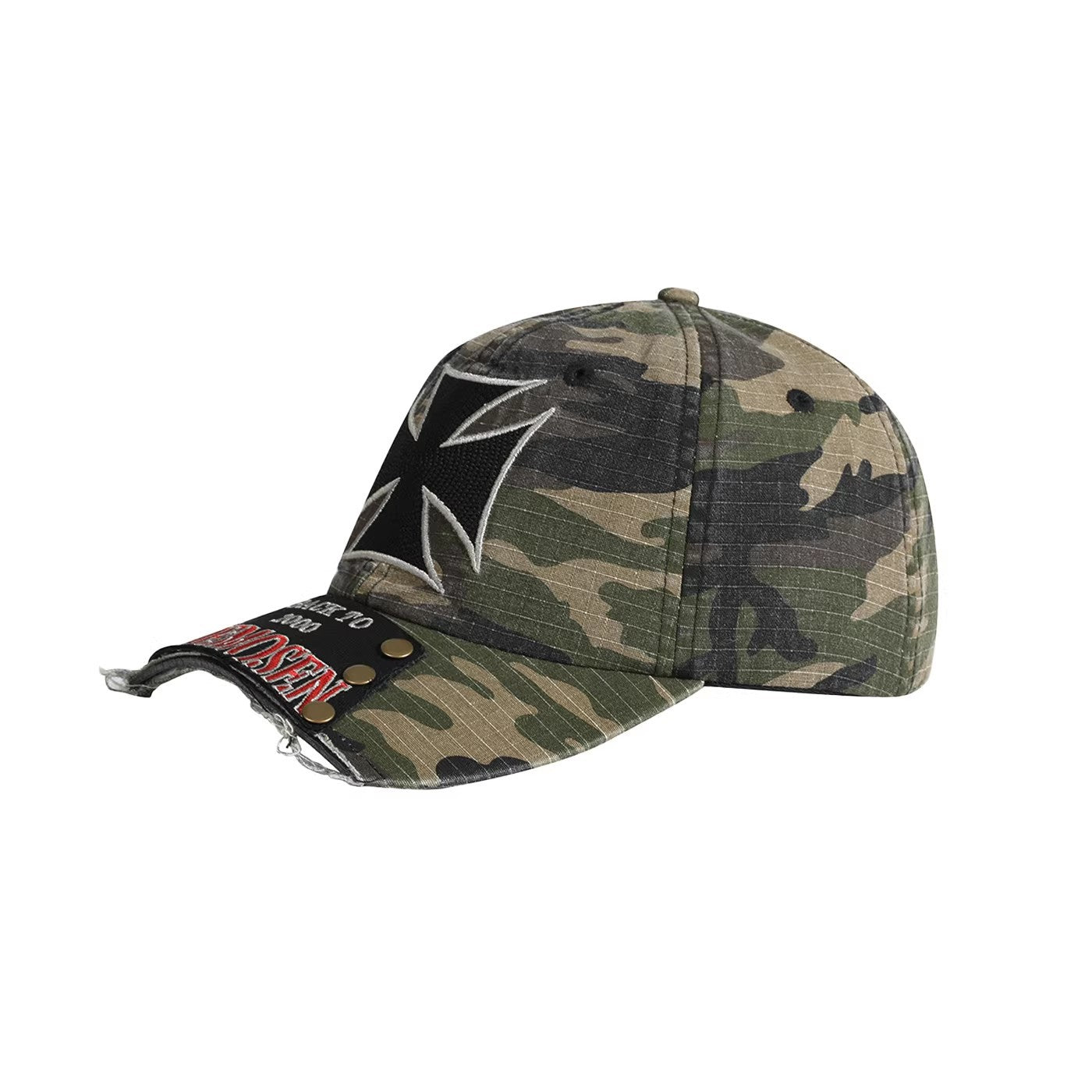 Casquette de baseball avec fermeture lavée