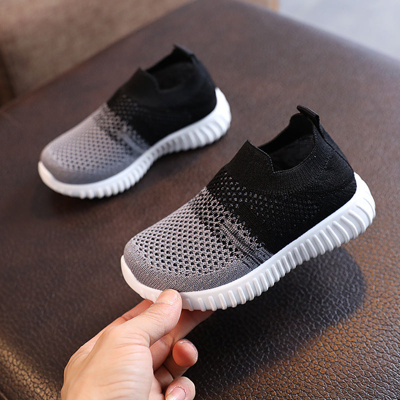 Enfants Chaussures multicolores pour bébés tricotés Sneakers Casual