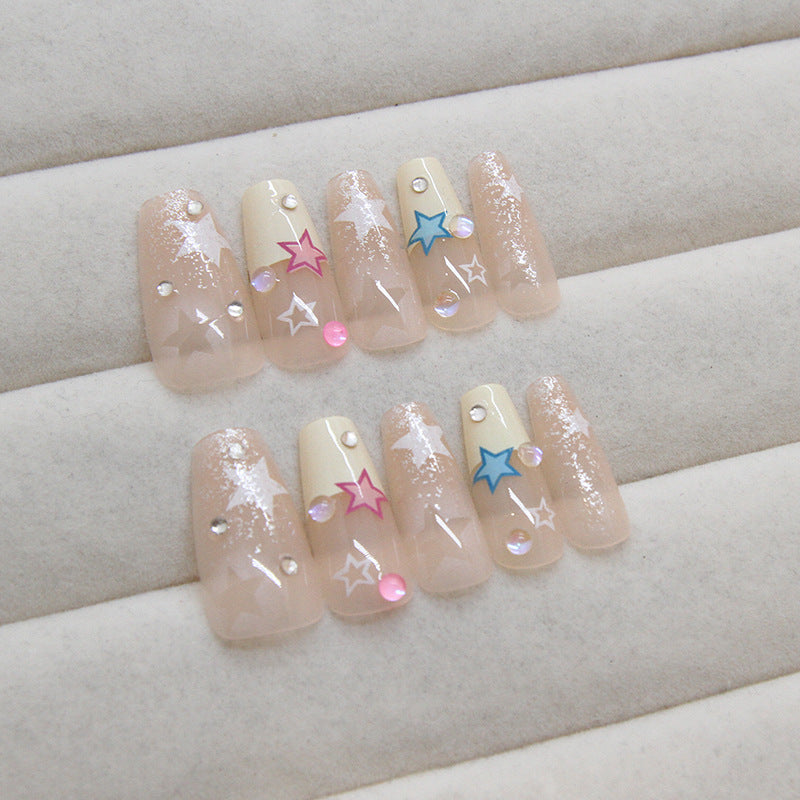 Stickers Nail Cristal Detachable 24 Pièces