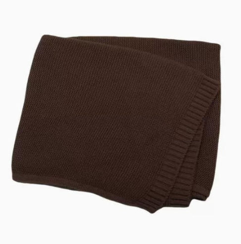 Nom brodé Baby tricoté coton Nap Personnalité Canapé Blanket