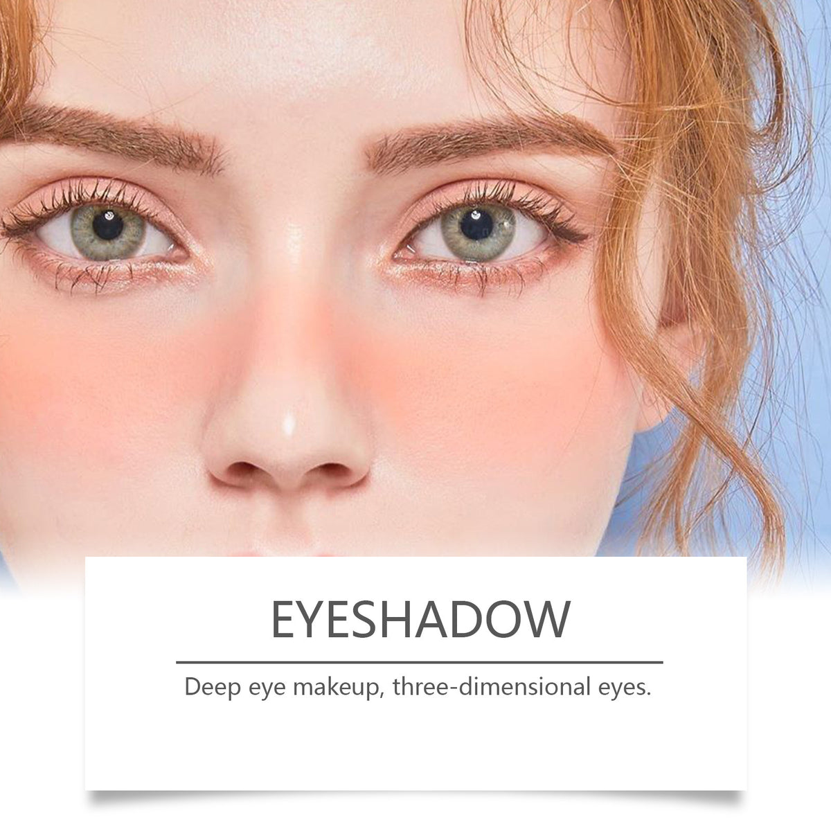 Monochrome Eye Shadow Plate couleur rendu Portable longue durée