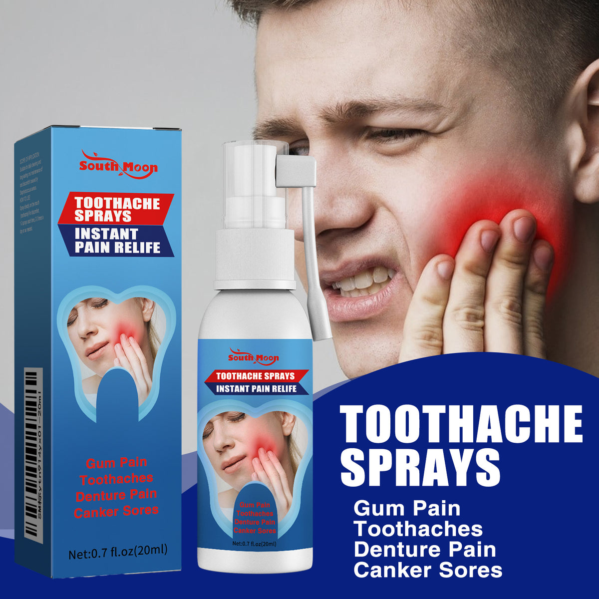 Spray de confort oral Boîte de 20ml