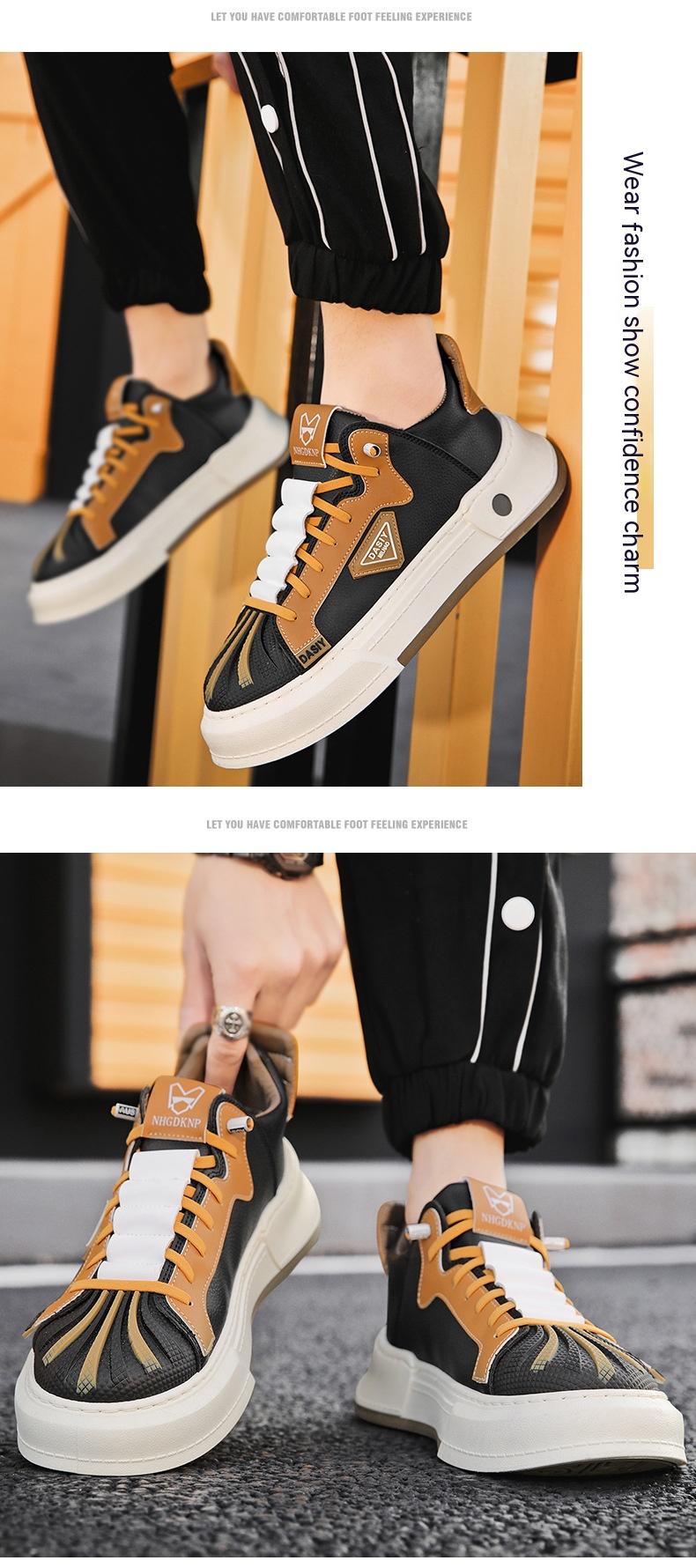 Les hommes polyvalents tendance Bas-top Sneakers Respirant Chaussures Casual