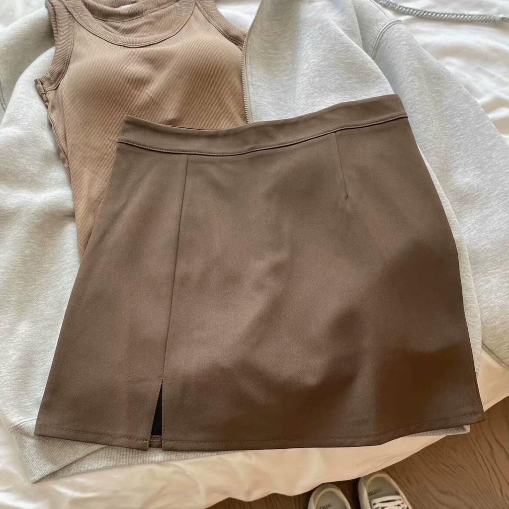 Jupe de Bodycon à taille haute de style européen et américain