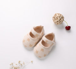 Chaussures pour tout-petits en coton antidérapant
