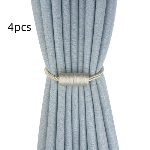 Bande de rideau cylindrique Boucle magnétique sans installation