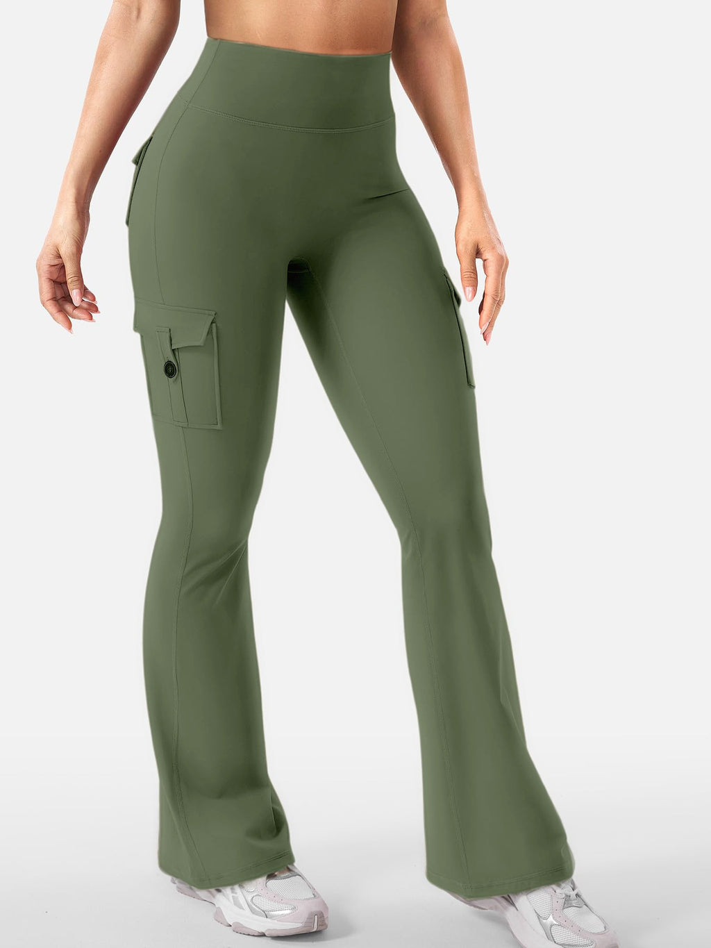 Pantalons de sport de plein air couleur solide pour femmes