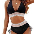 Maillot de bain bikini sexy et à haute portée pour femmes