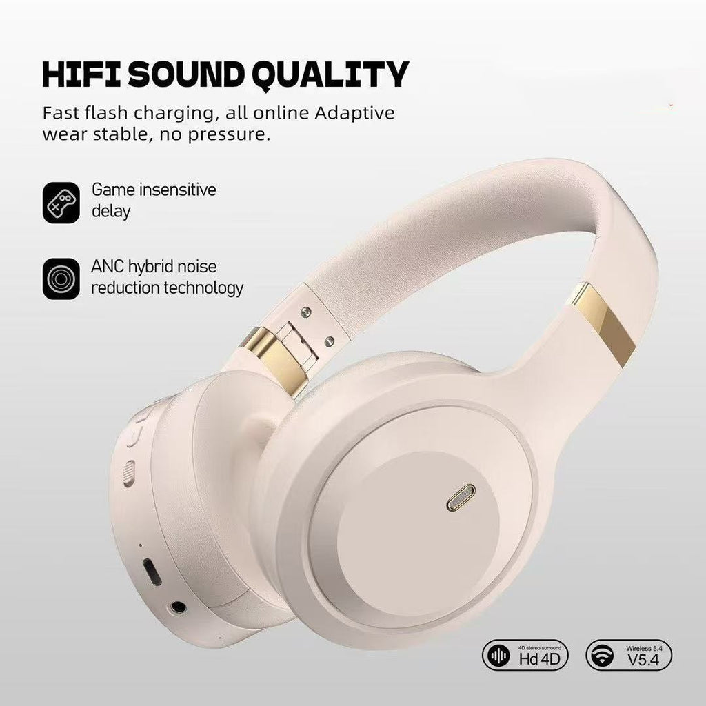 Casques Bluetooth sans fil avec annulation active de bruit ANC