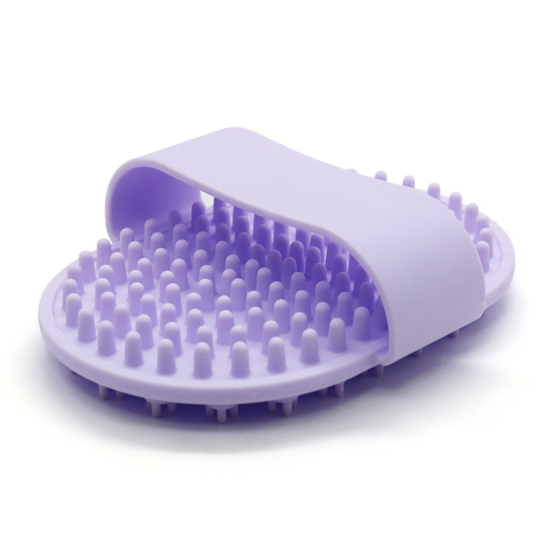 Pet Silicone brosse de bain outil de nettoyage spécialisé pour les chats et les chiens