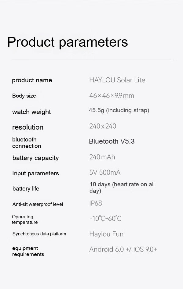 Sport Smart Watch Multifonctionnel IP68 Imperméable Et sans poussière