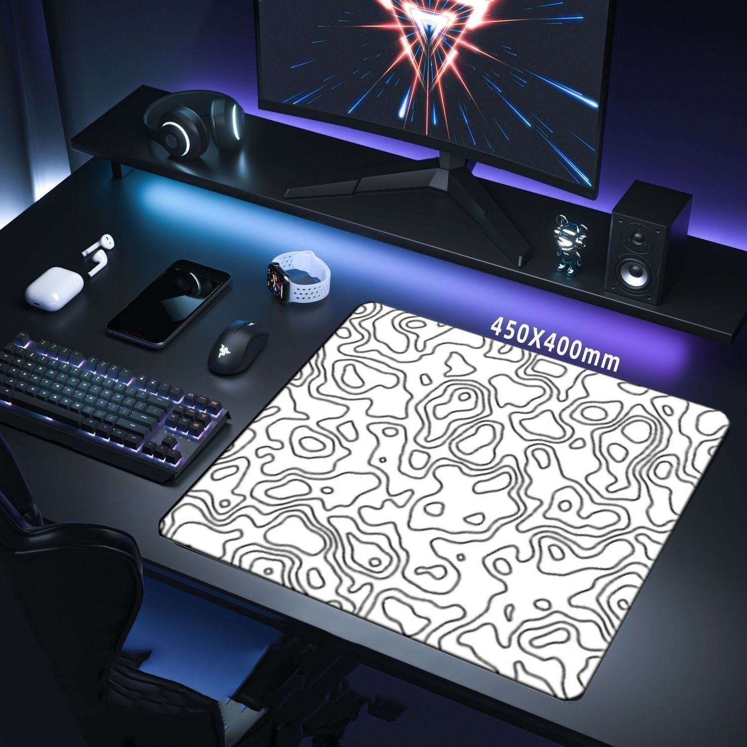 E-sports Mouse Pad Thickened Fine Rice Noodles Wild Lotus Table Mat