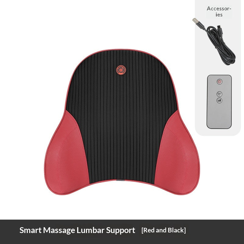 Accoudoir de voiture Massage électrique Lombaire Support Coussin