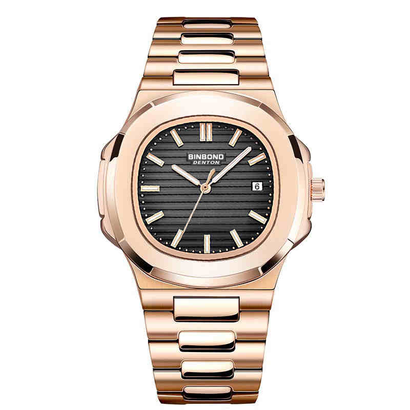 Montres carrées étanches de mode pour hommes