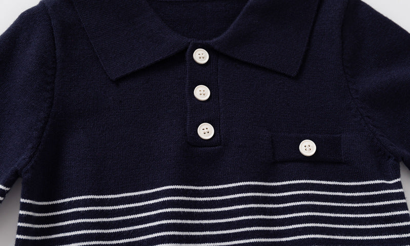 Sweater à bout mince pour garçon