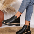 Automne et hiver Bottes de talon haute ronde Chaussures pour femmes