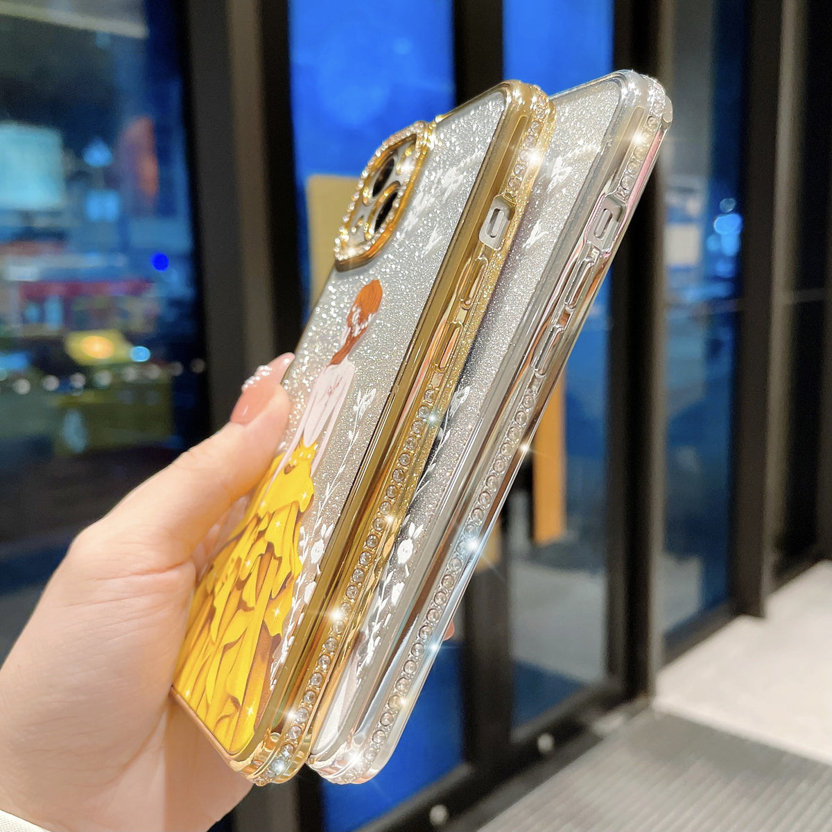 Luxury Glitter Gradient Strass Phone Case