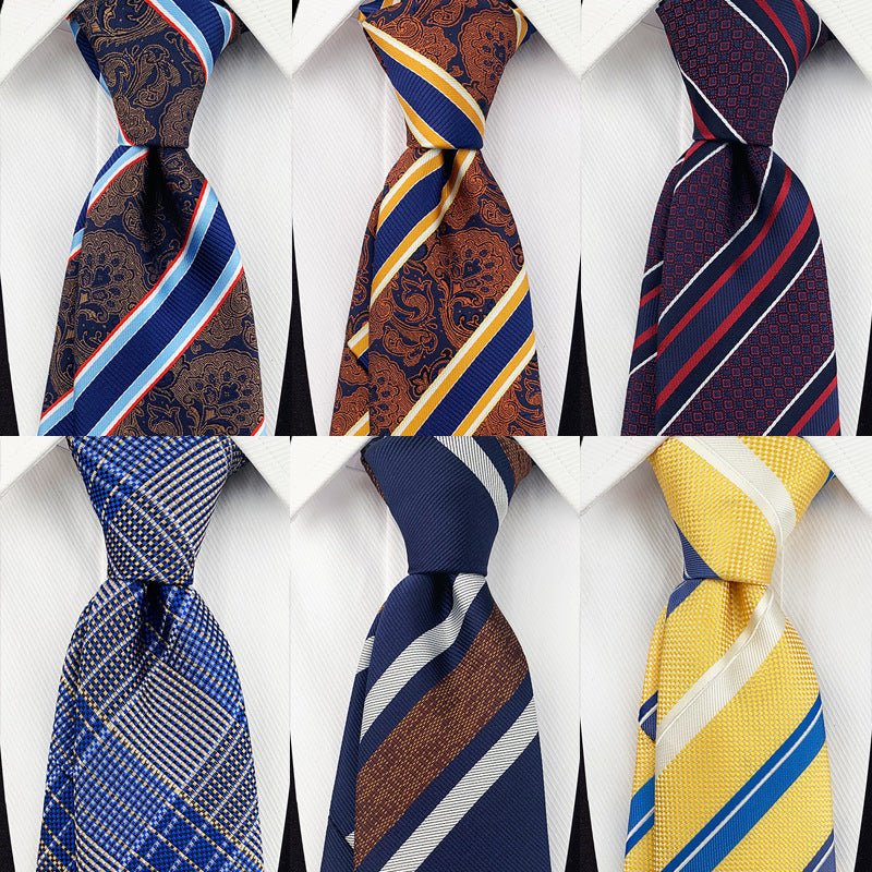 British Gentleman style rayé Mens Tie pour les costumes et Streetwear Coordination