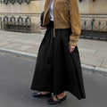 Minimiste taille haute Slimming jupe Midi pour femmes