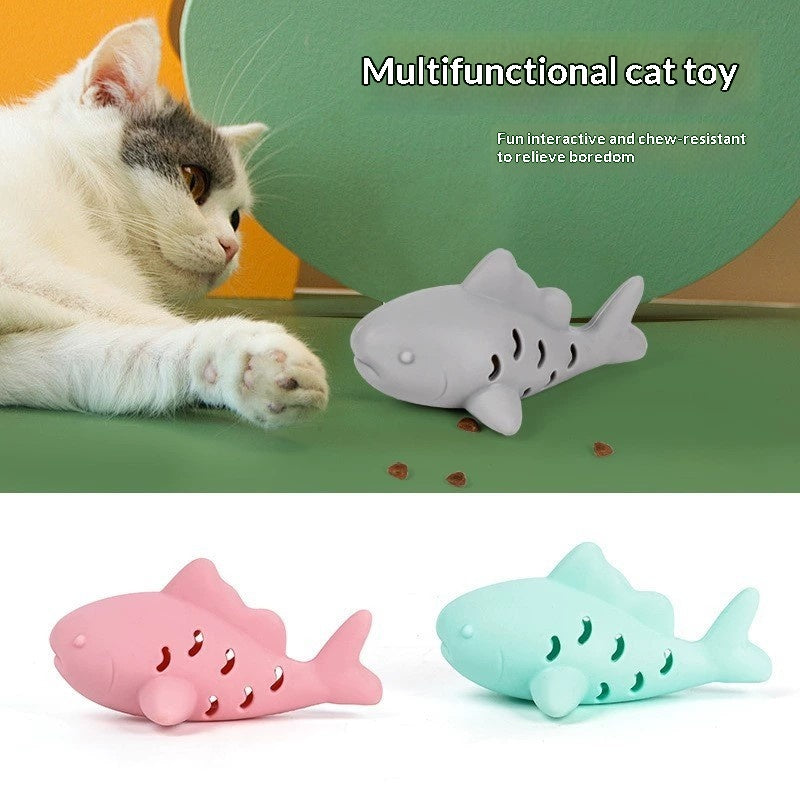 Jouet de nettoyage durable à l'épi et aux dents de chat