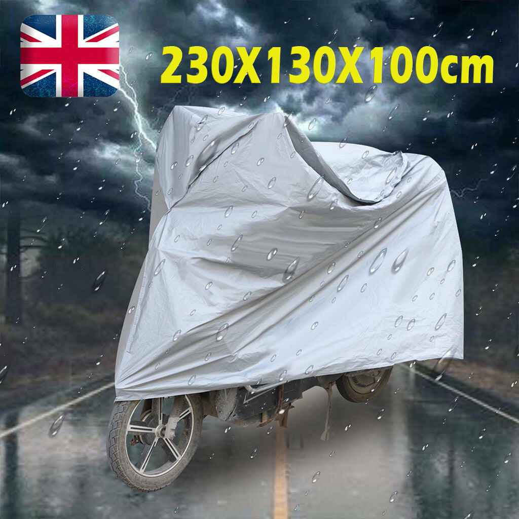 Couverture de moto Poussière de pluie imperméable UV Highly Duty Motorbike Scooter Protecteur