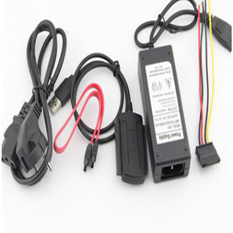 USB20àIDESATA Câble adaptateur à trois fonctions USB Pour IDE SATA