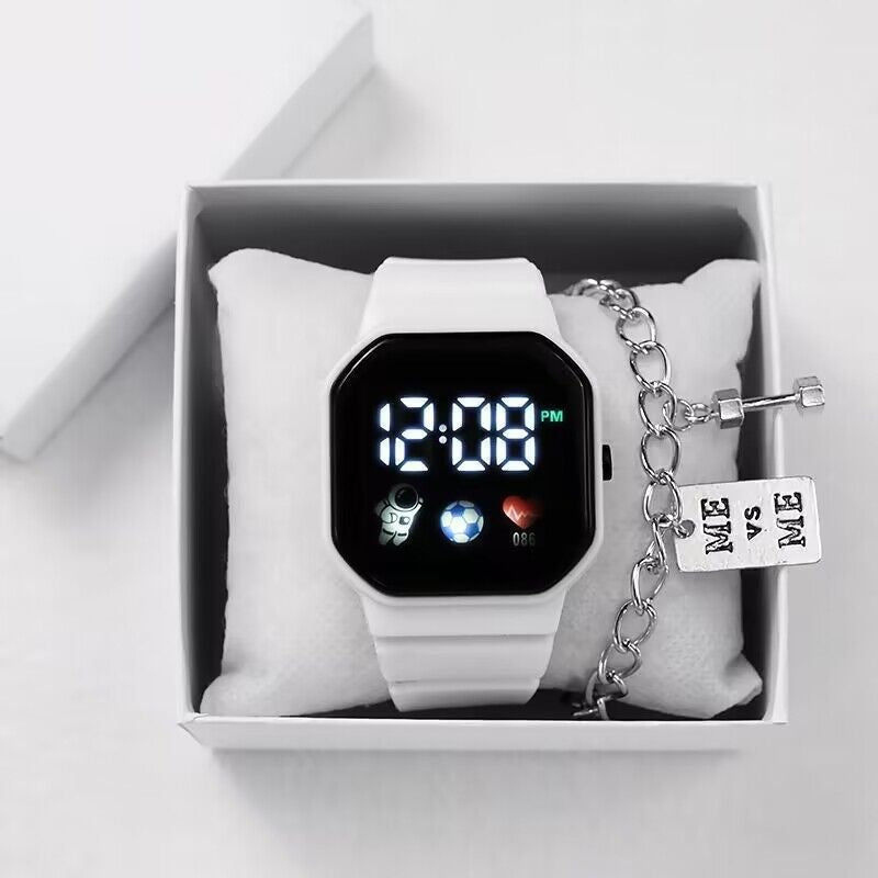 Sleek, Fashionable, Niche-design Montre numérique étanche
