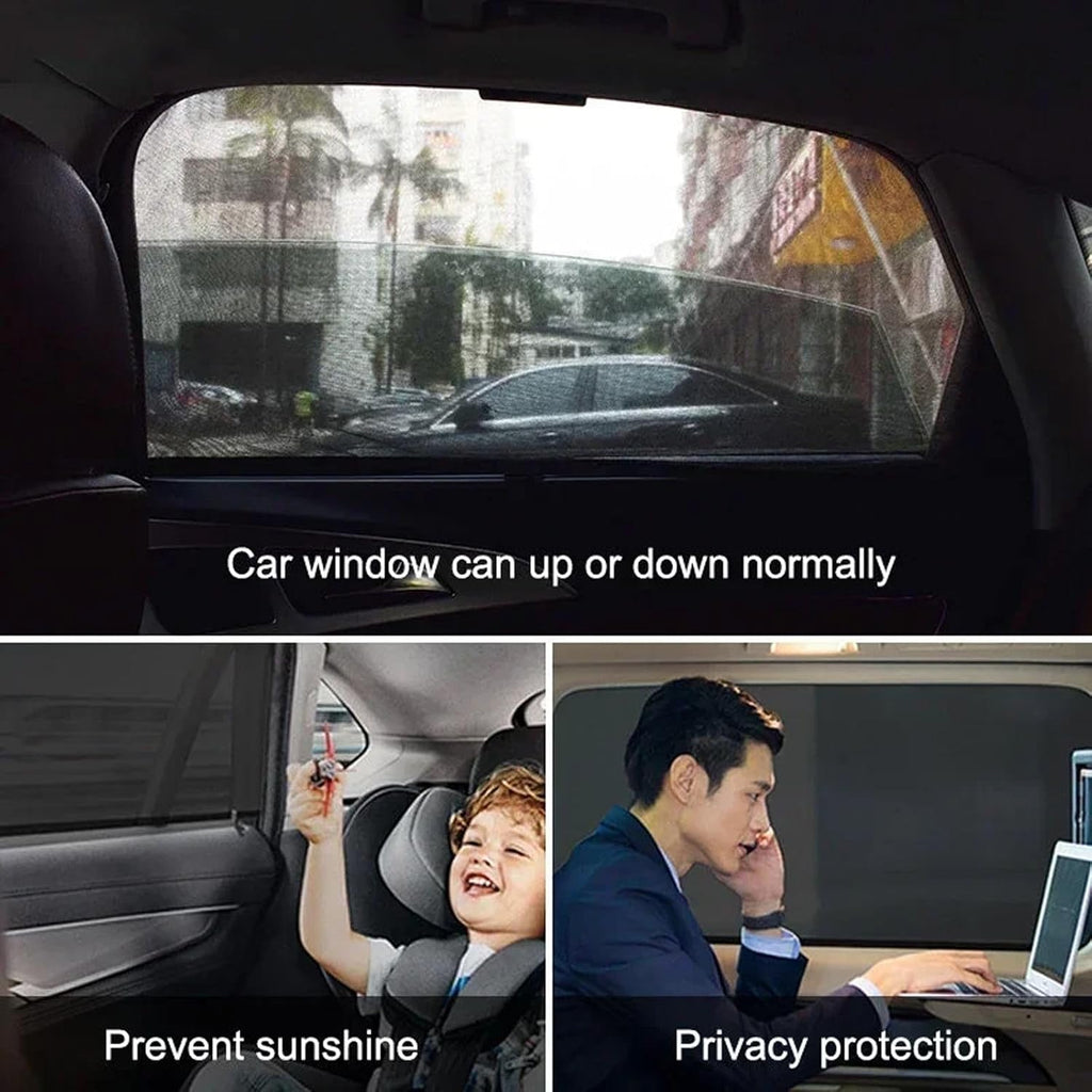 Rideaux Mosquito pour voitures Voiture Sun Shade Styling Accessoires Auto UV Protégez le rideau côté