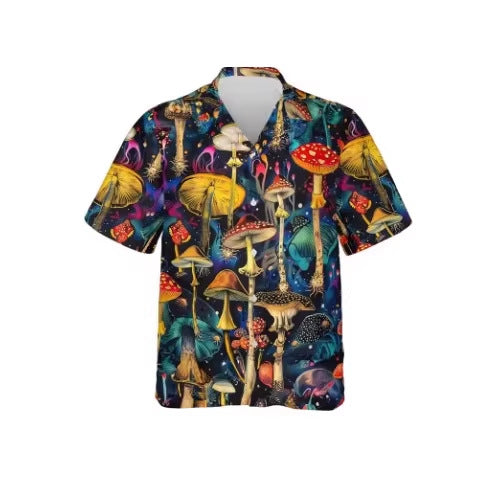 Chemise Homme imprimé en 3D avec motif abstrait haut de plage