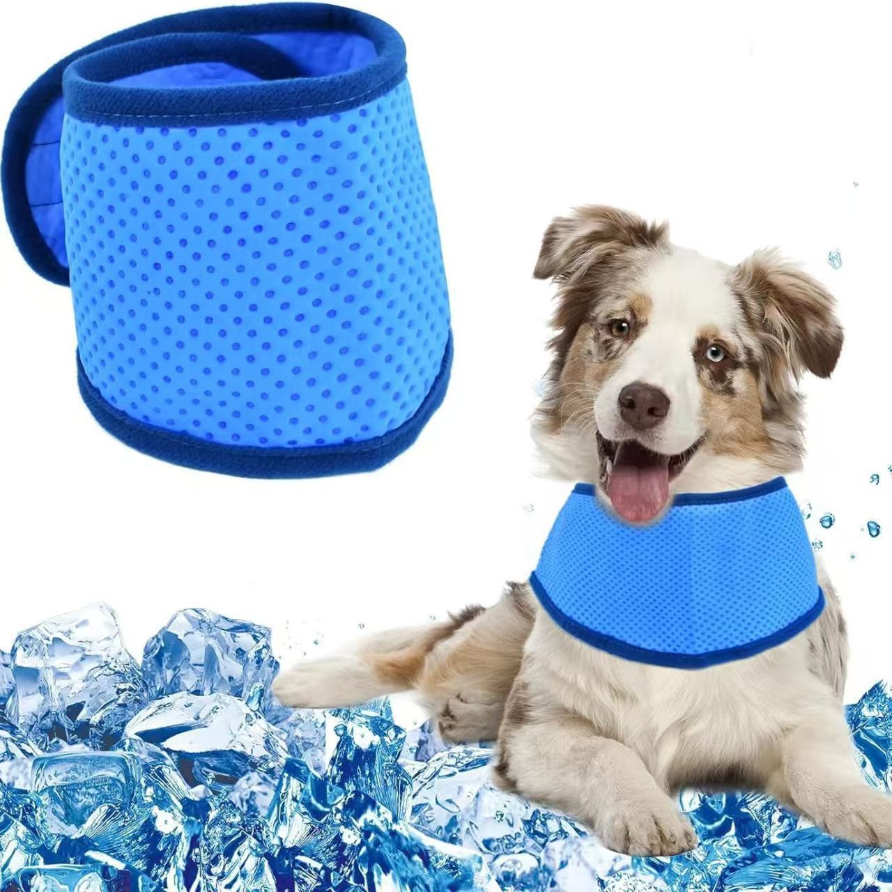 Écharpe respirante de refroidissement solaire pour animaux de compagnie