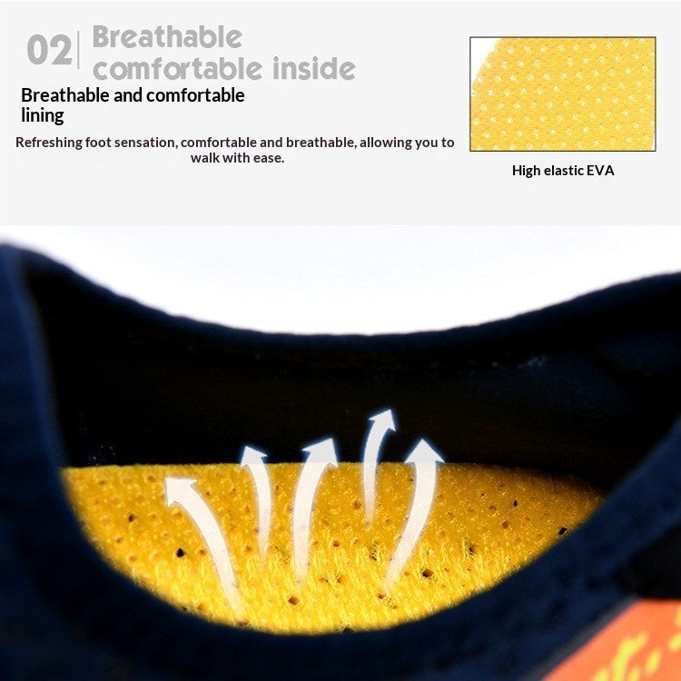 Chaussures de randonnée décontractées avec une semelle intérieure solide respirante et absorbante