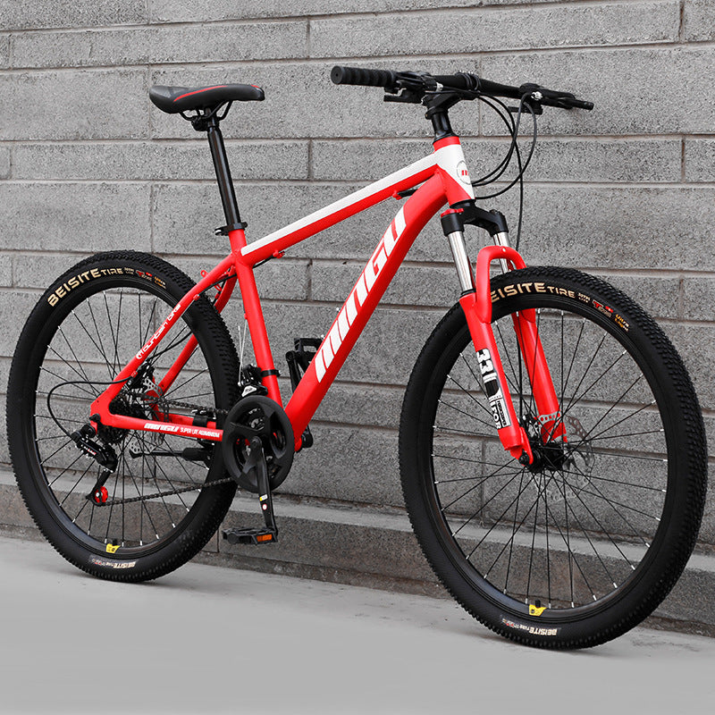 Vélo de vélo de montagne 24 26 pouces disque frein d'absorption de choc vélo hommes et les femmes Var