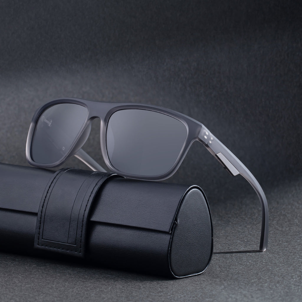 Fashion Square Frame Lunettes de soleil polarisés pour hommes