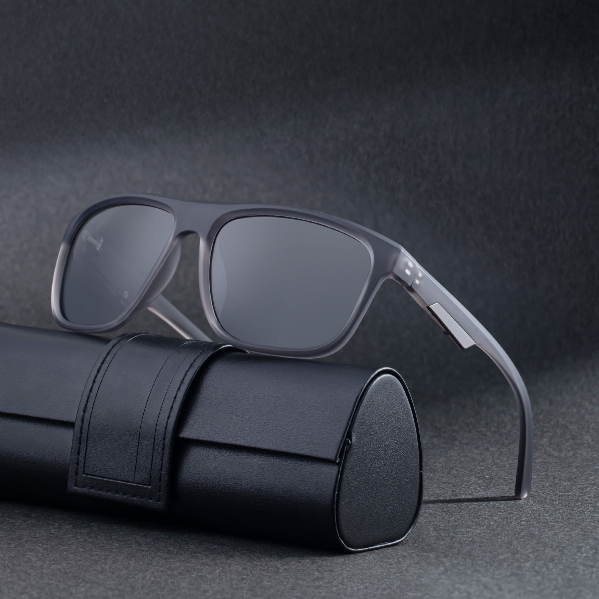 Fashion Square Frame Lunettes de soleil polarisés pour hommes