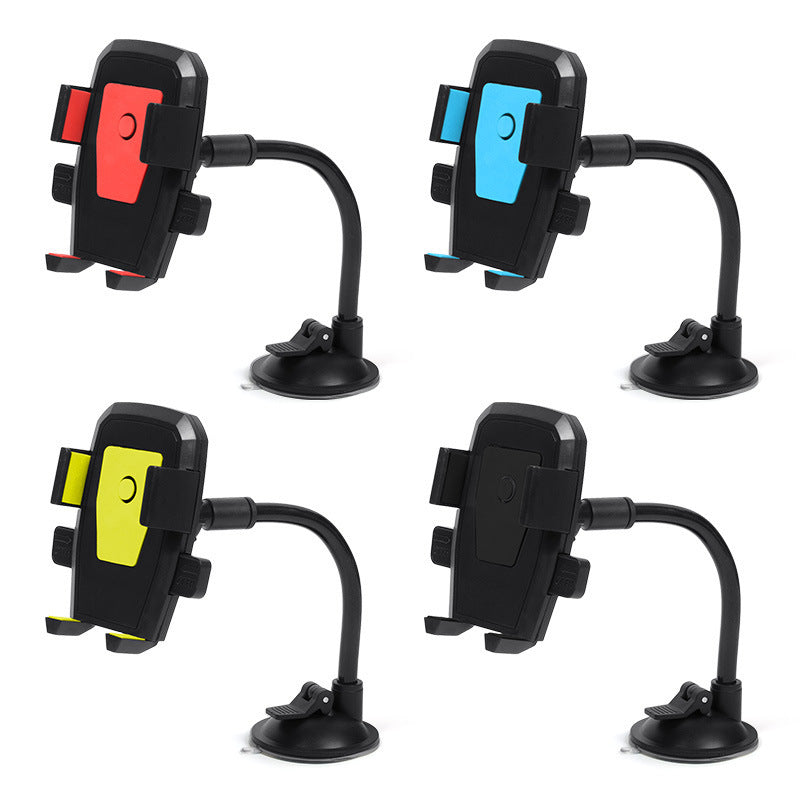 Pare-brise Hose Style Support de téléphone de voiture Suction Cup Mount Center Console Téléphone Brackettout