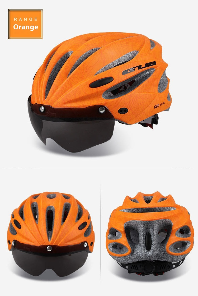 Casque d'équitation intégré VTT Gants magnétiques