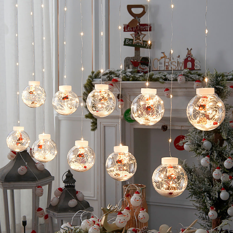 Décoration créative LED de Noël Wish Orbs Rideau de lumière