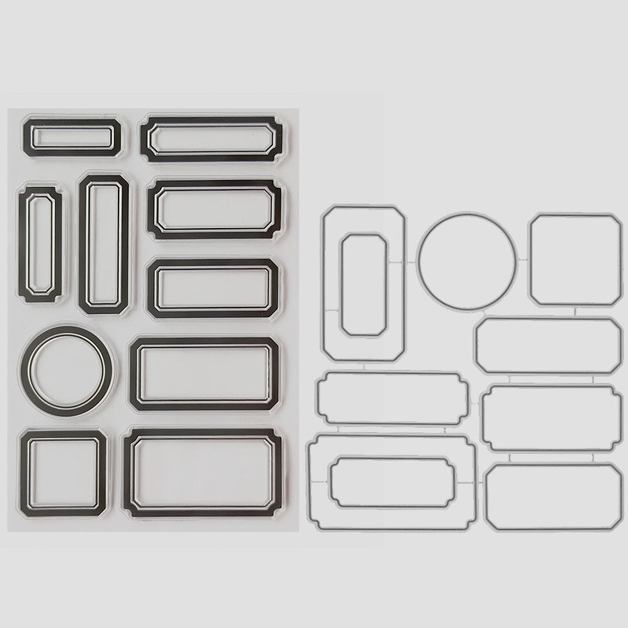 Label Contour Silicone Transparent Timbre