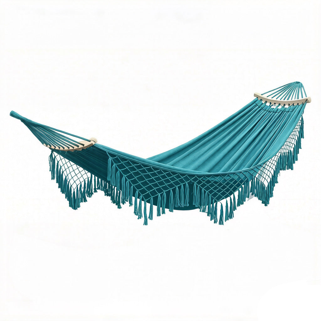 Double hamac pliable de loisirs en plein air
