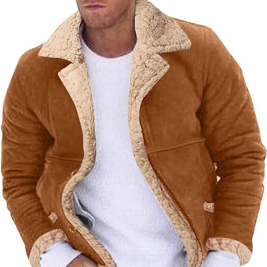 Veste rembourrée intégrée en fourrure pour homme de mode