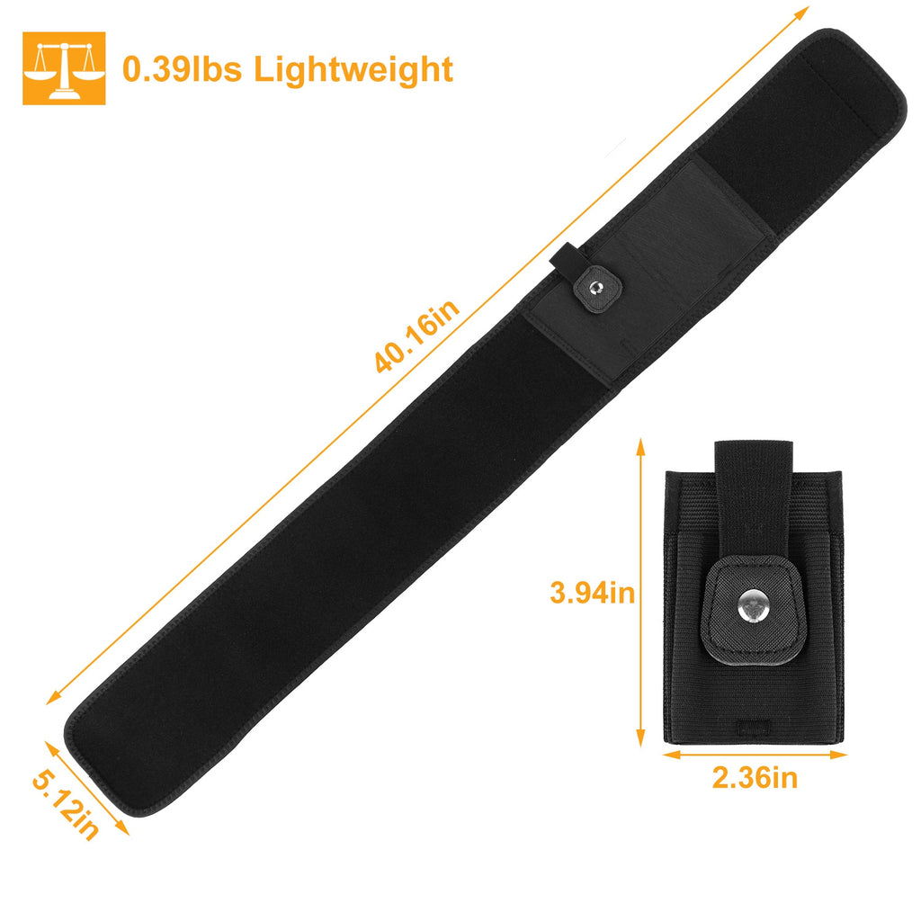 1Pc Belly Band Holster Ajustable Waist Carry Pistolet tactique Pouch Respirant Néoprène