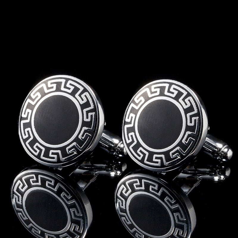 Cufflinks hommes carrés Spot simple Cuff Boutons français
