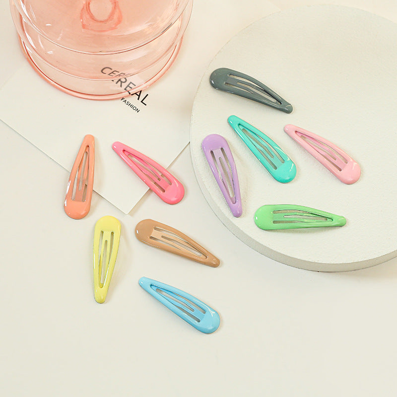 En forme de goutte Clip Paint Epoxy Femme BB Clip Coiffure épingle