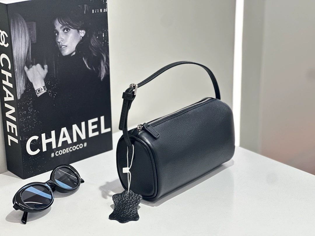 Sac de support de stylo à épaule populaire personnalisable en cuir de vache de couche supérieure pour les femmes