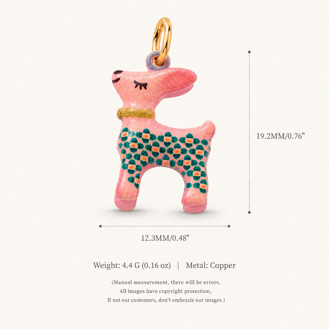 Collier pendentif de lapin animal mignon