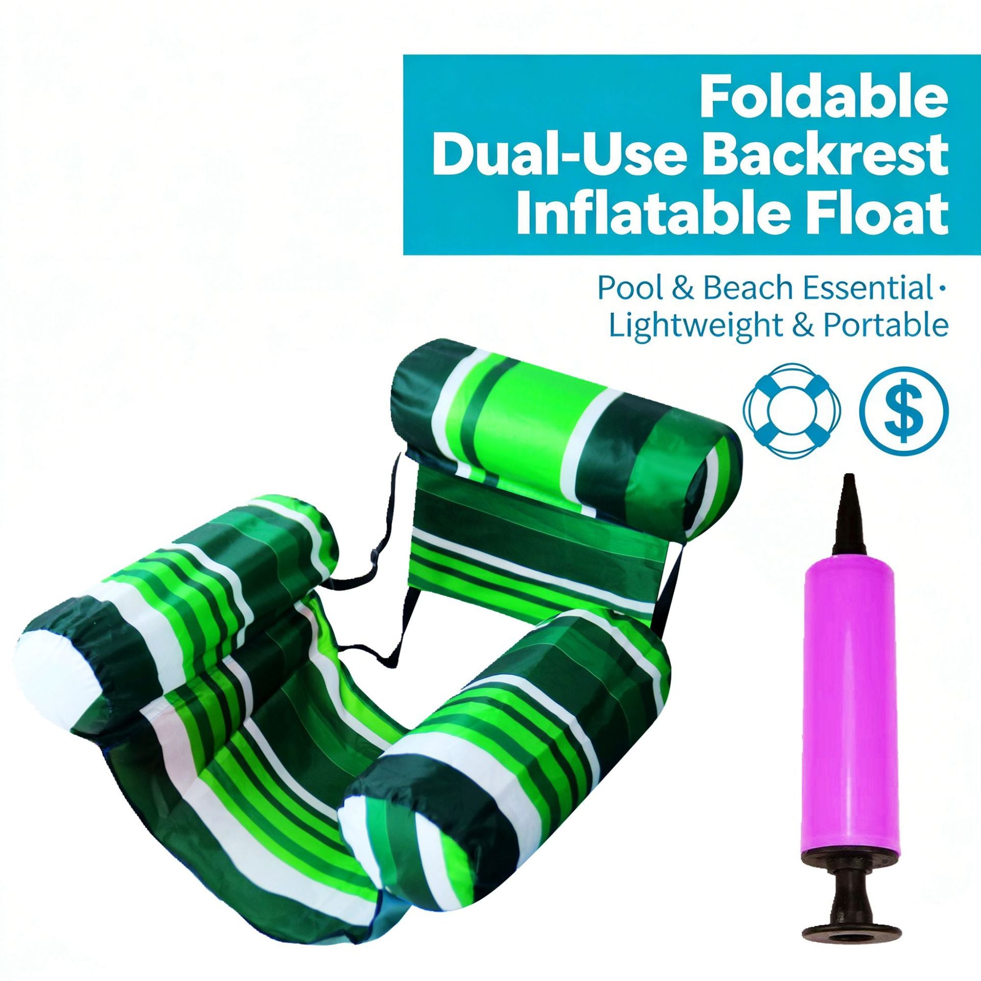 Siège gonflable à eau Lit flottant