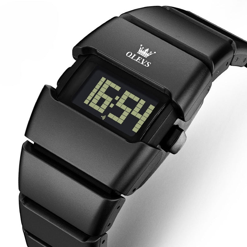 Affichage numérique mode Montre électronique étudiante de forme carrée haut de gamme