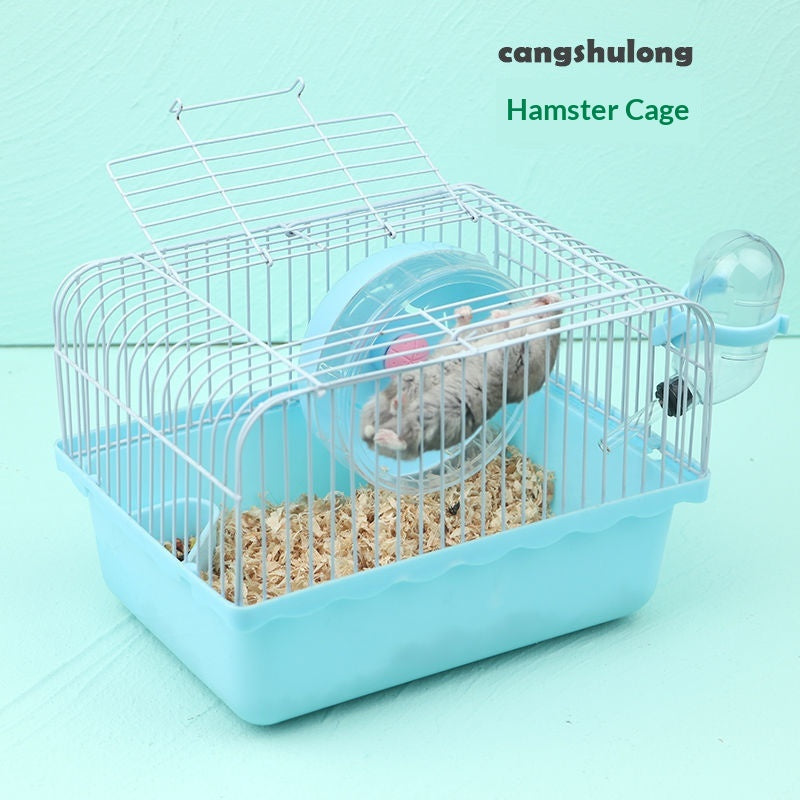 Petit ensemble d'approvisionnement pour animaux de style pastoral comprenant une bouteille d'eau un bol alimentaire et une quille de course