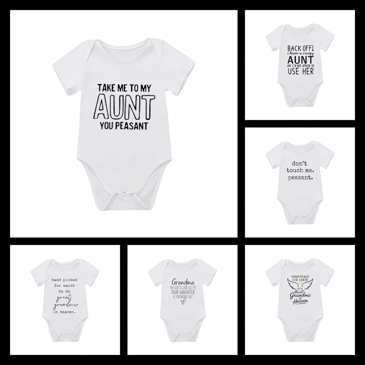 Baby Summer Short Sleeve Romper Bodysuit